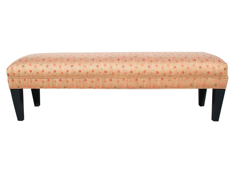 Houston Upholstery. V17 Rect Transitional Bench