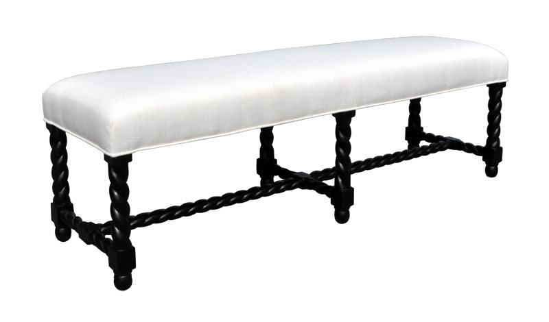 Houston Upholstery. Alexander Bench